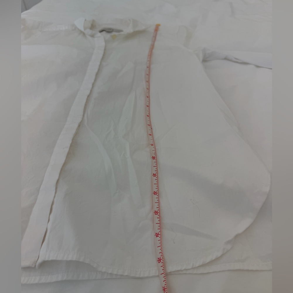 Loft White Petite Button-Down Blouse - image 7